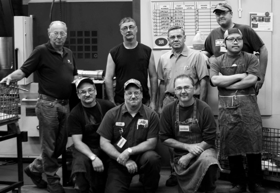 Experienced team of machinists